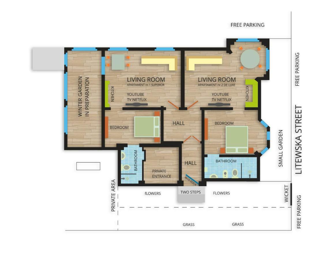 Cherry House Apartments 비드고슈치 외부 사진
